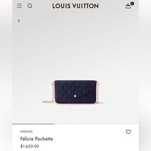 Louis Vuitton Felicie Pochette purse cross bag